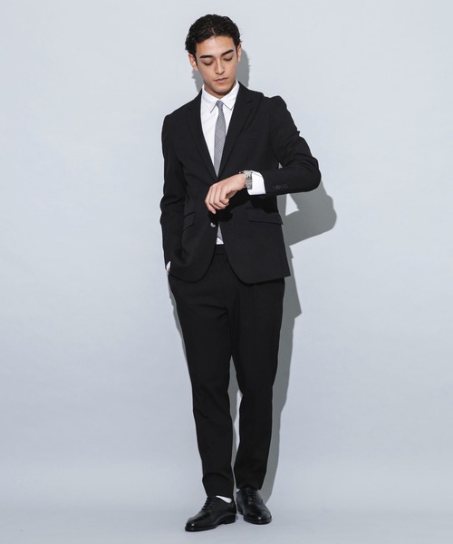 「NANO universe」 スーツ S ブラック メンズ_画像6