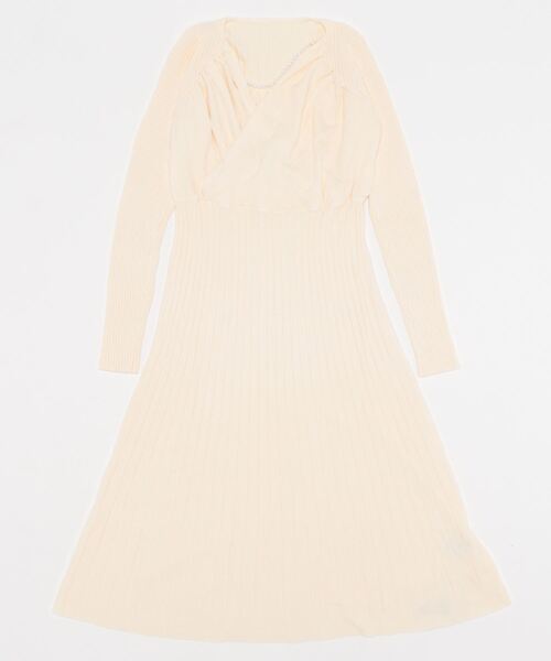 「Jasmine Grandiflorum」 ニットワンピース MEDIUM ブルー レディース_画像2