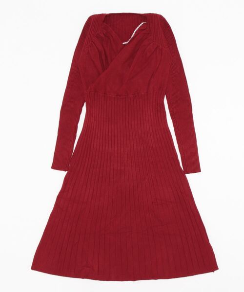 「Jasmine Grandiflorum」 ニットワンピース MEDIUM ブルー レディース_画像5