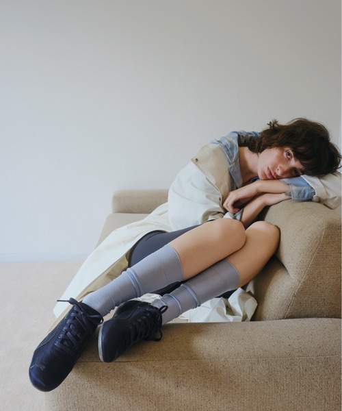 トレンチコート コート ボリュームスリーブロングコート/撥水 レディースの画像