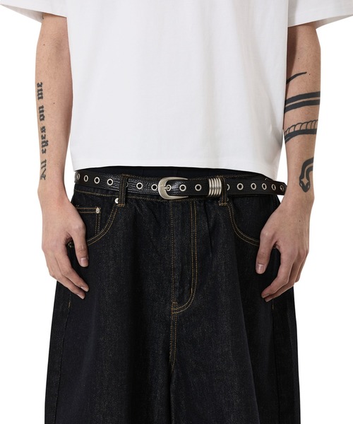 OY（オーワイ） ベルト 「OY/オーワイ」MULTI EYELET DRING BELT