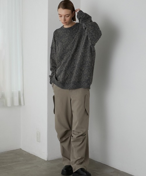 「LA PEAU DE GEM」 スウェットカットソー FREE グレー レディース_画像3