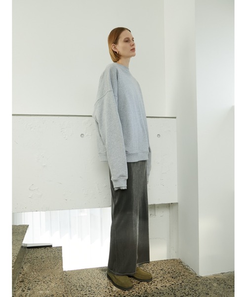 「LA PEAU DE GEM」 スウェットカットソー FREE グレー レディース_画像9