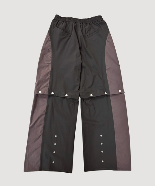 VIAVANDA ワイドパンツ パンツ 2WAY DEFORMED TRACK PANTS レディース 
