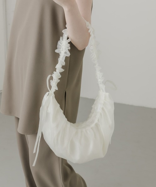 「SMELLY」 ショルダーバッグ - アイボリー レディース_画像8