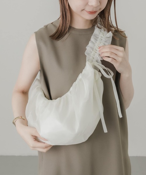 「SMELLY」 ショルダーバッグ - アイボリー レディース_画像9