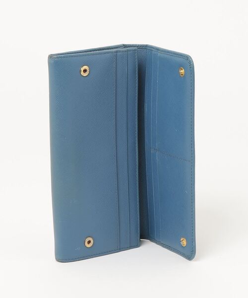 「PRADA」 財布 - ブルー レディースの画像5