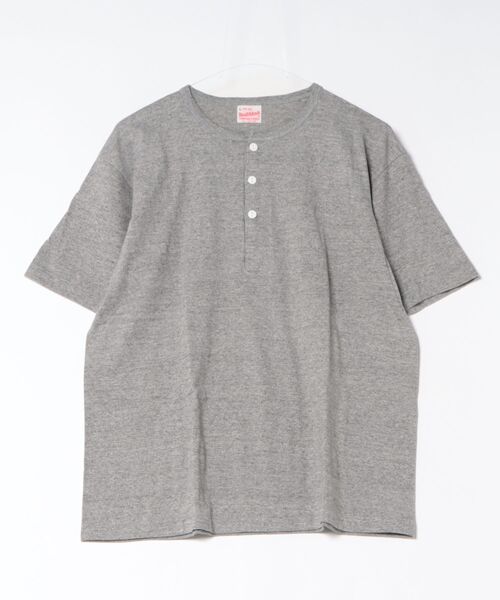 Healthknit（ヘルスニット） ヘンリーネック tシャツ 「Healthknit
