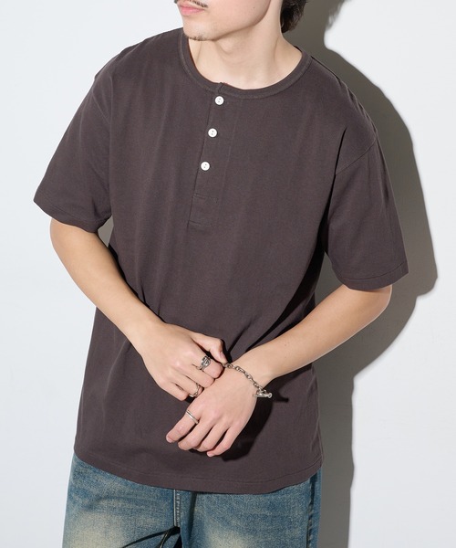 新品 marka 26SS Henley Tee ヘンリーネック Tシャツ Healthknit（ヘルスニット） ヘンリーネック tシャツ 「Healthknit