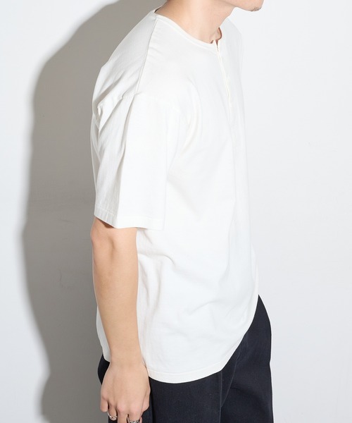 Healthknit（ヘルスニット） ヘンリーネック tシャツ 「Healthknit