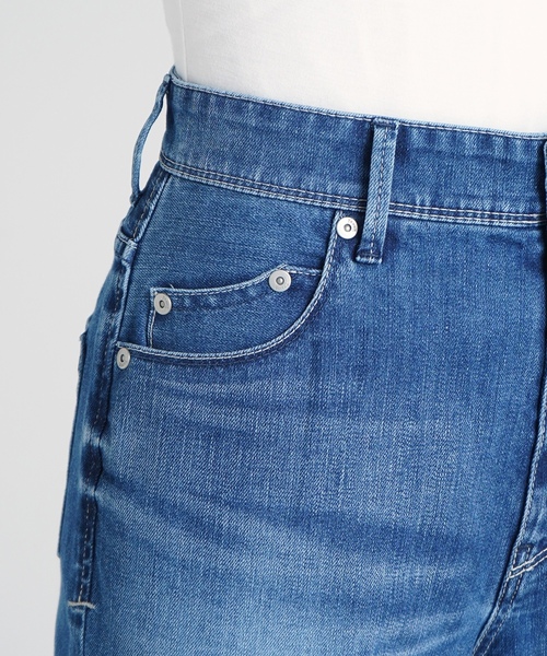 「YANUK」 デニムパンツ 21inch ブルー レディースの画像