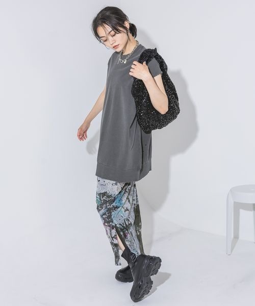 「JEANASIS」 スカート FREE レッド系その他 レディース_画像7