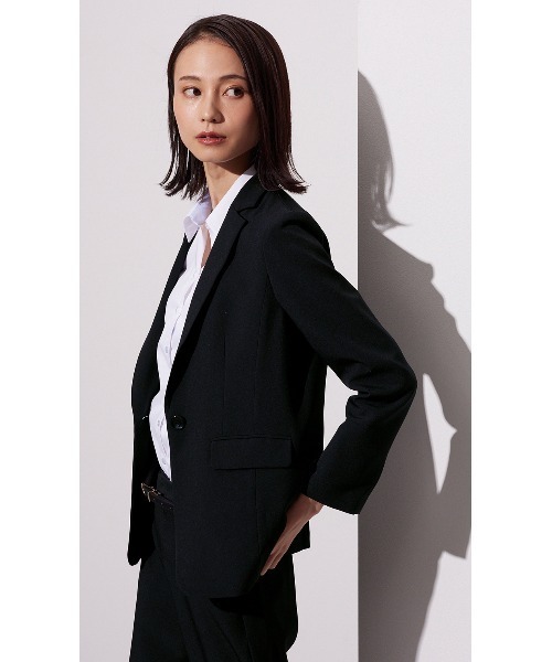 「AOYAMA」 テーラードジャケット L ネイビー レディース_画像5