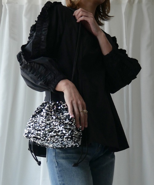 「CURI BISCUI」 ショルダーバッグ FREE シルバー レディース_画像6