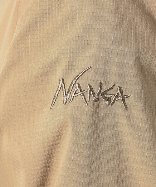 マウンテンパーカー ウインドブレーカー 「NANGA 別注」 日本製 ヒノックリップストップ シェルブルゾン メンズの画像