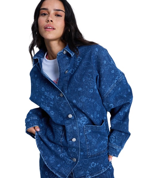 ROXY（ロキシー） ブラウス シャツ ウィメンズ KICK BACK WASHED DENIM 
