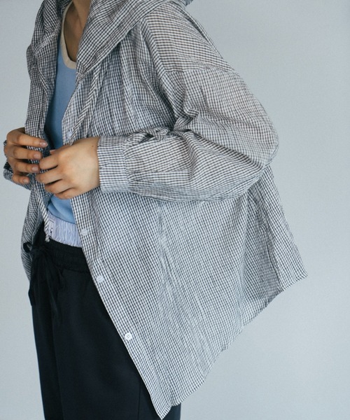 「duei」 長袖シャツ FREE ブルー レディース_画像8