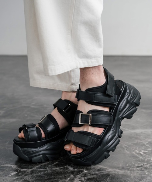 Rocky Monroe（ロッキーモンロー） 厚底 サンダル 9cmボリュームハイ