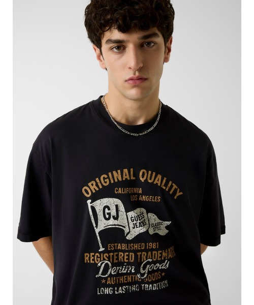 tシャツ GUESS JEANS OS Printed Tee Tシャツ メンズ : ZOZOTOWN Yahoo 
