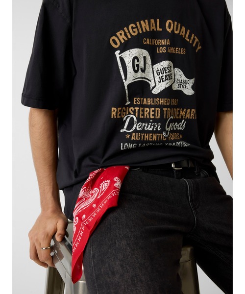 tシャツ GUESS JEANS OS Printed Tee Tシャツ メンズ : ZOZOTOWN Yahoo