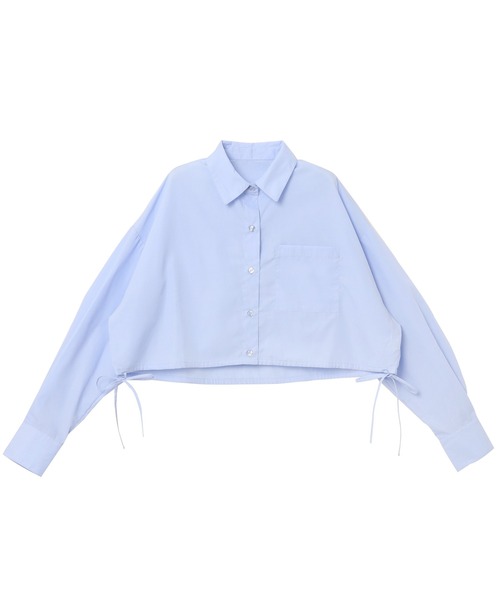 「andme」 「alma design」長袖シャツ M ネイビー×ホワイト レディース_画像5