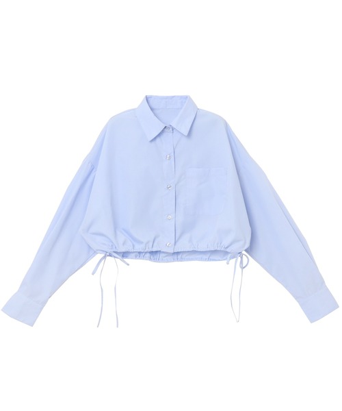 「andme」 「alma design」長袖シャツ M ネイビー×ホワイト レディース_画像6