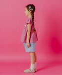 tシャツ リボンチャームペプラムTシャツ キッ...の詳細画像4
