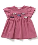 tシャツ リボンチャームペプラムTシャツ キッ...の詳細画像1