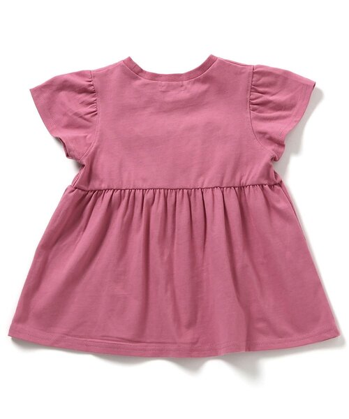 Boribon tシャツ リボンチャームペプラムTシャツ キッズ 子供服 女の子 