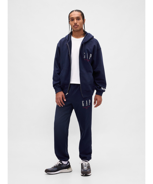 GAP（ギャップ） ジップアップパーカー S ネイビー メンズ : ZOZOTOWN