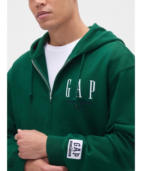 GAP（ギャップ） ジップアップパーカー S ネイビー メンズ : ZOZOTOWN