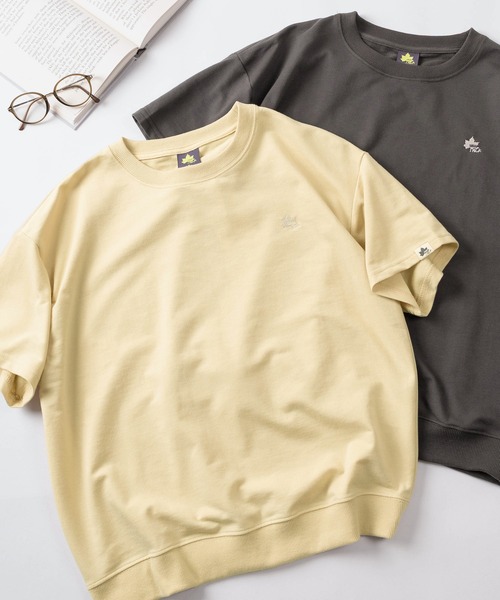 LOGOS（ロゴス） tシャツ 半袖 「71」「LOGOS/ロゴス」リーフロゴ ワン