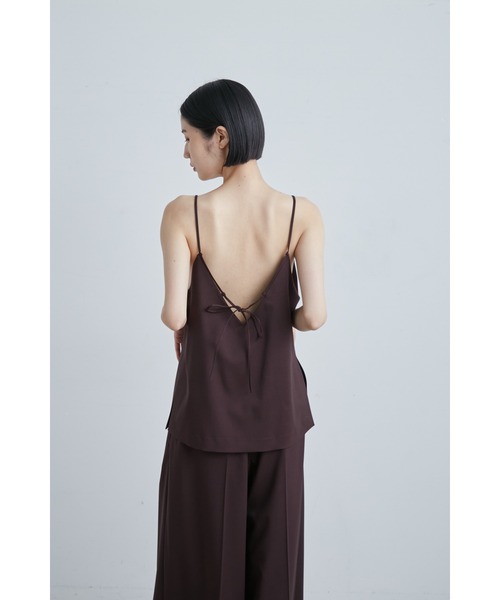 「MIESROHE」 キャミソールブラウス FREE グレー レディース_画像9