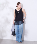 tシャツ 「追加2」レースヘムシアータンク レ...の詳細画像1