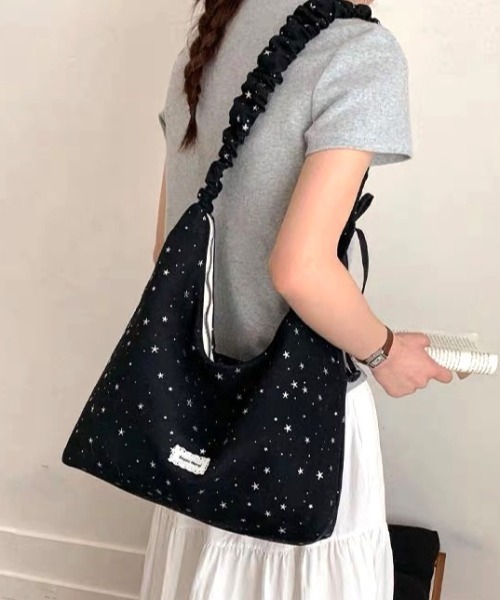 24時間以内発送 完売品 激レア 黒 Stars Shoulder Bag ショルダーバッグ バッグ スターデザインドロストショルダーバッグ
