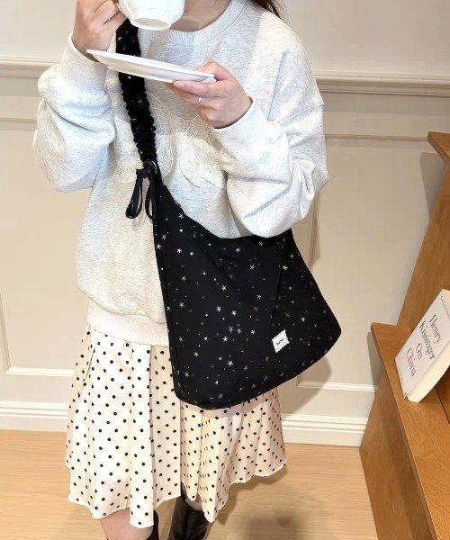 ショルダーバッグ バッグ スターデザインドロストショルダーバッグ
