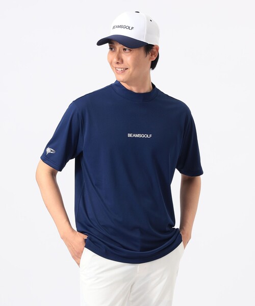 tシャツ ORANGE LABEL / バックプリント ロゴモックネックシャツ（吸水速乾・UVカット） メンズ