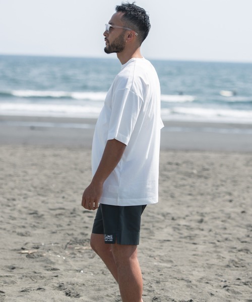 「Sunny Smith」 半袖Tシャツ LARGE オフホワイト メンズ_画像3
