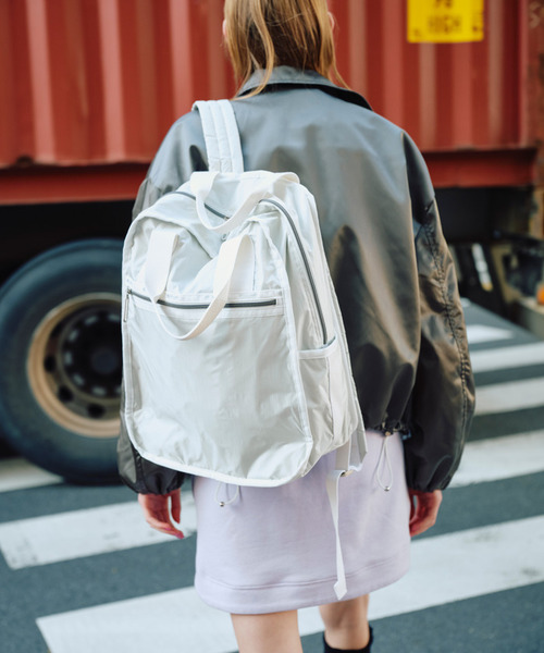 LeSportsac（レスポートサック） リュック FREE ホワイト レディース