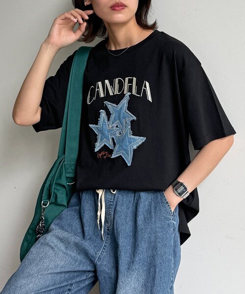 CPCM（シーピーシーエム） tシャツ アソート刺繍半袖T レディース