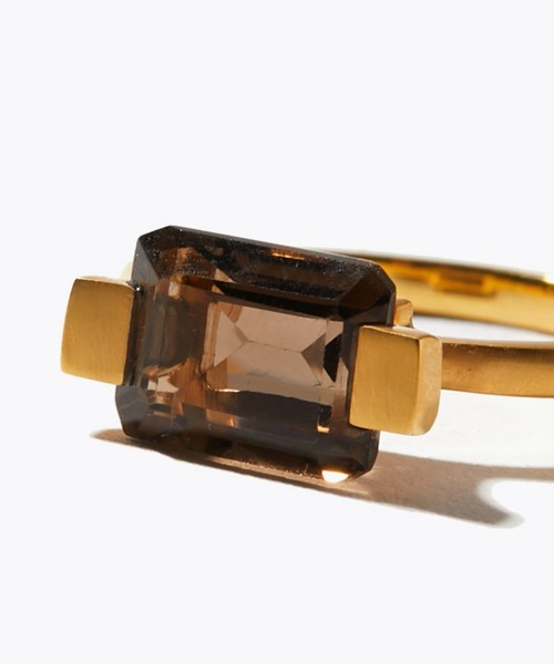 ARTIDA OUD リング 9号 ブラウン レディース : ZOZOTOWN Yahoo!店