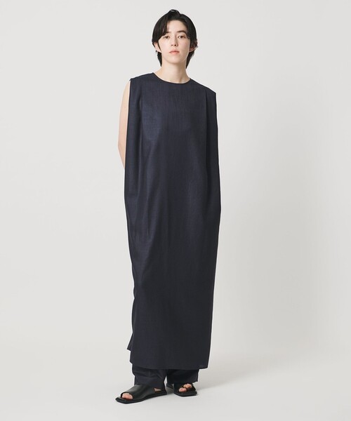 ワンピース 「MARW UNITED ARROWS」タック ドレープ ワンピース UVカット・接触冷感の画像