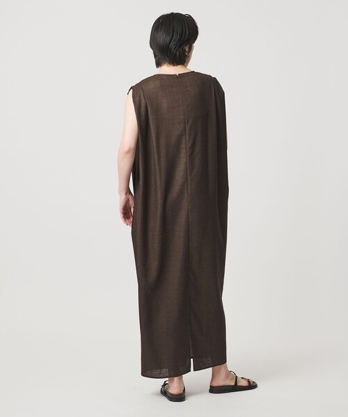 ワンピース 「MARW UNITED ARROWS」タック ドレープ ワンピース UVカット・接触冷感の画像