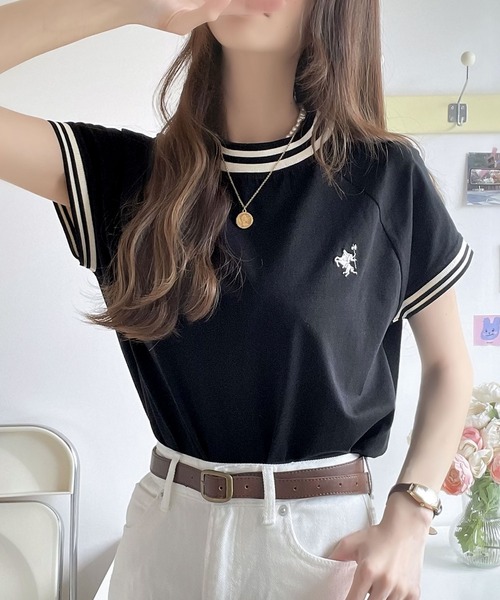 「Java」 半袖Tシャツ X-LARGE ブラック レディース | Java