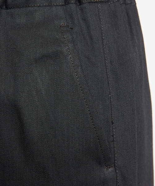 gomme（ゴム） サルエルデニムパンツ MEDIUM ブラック レディース
