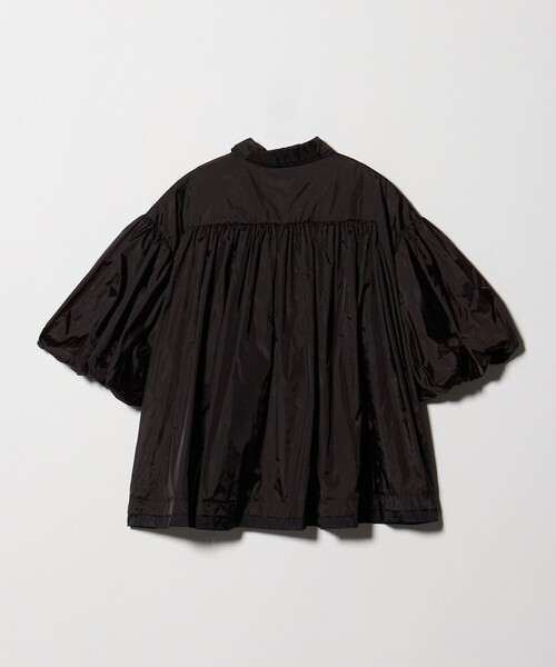 【美品】【今期】ユナイテッドアローズ　ブラウス　シャツ　半袖　ブラック UNITED ARROWS（ユナイテッドアローズ） ブラウス シャツ 半袖 シアー