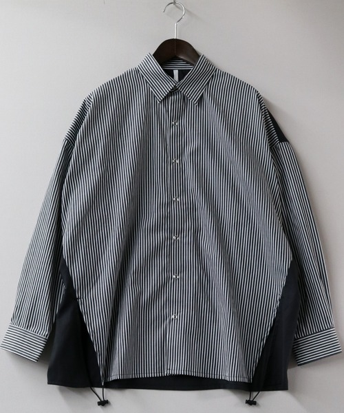 「Starting Over」 「HALHAM」長袖シャツ X-LARGE ブラック メンズ_画像3