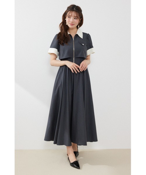 rienda（リエンダ） ワンピース 半袖 「再入荷」バストディティール