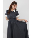 ワンピース 半袖 「再入荷」バストディティール...の詳細画像4