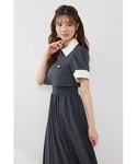 ワンピース 半袖 「再入荷」バストディティール...の詳細画像5
